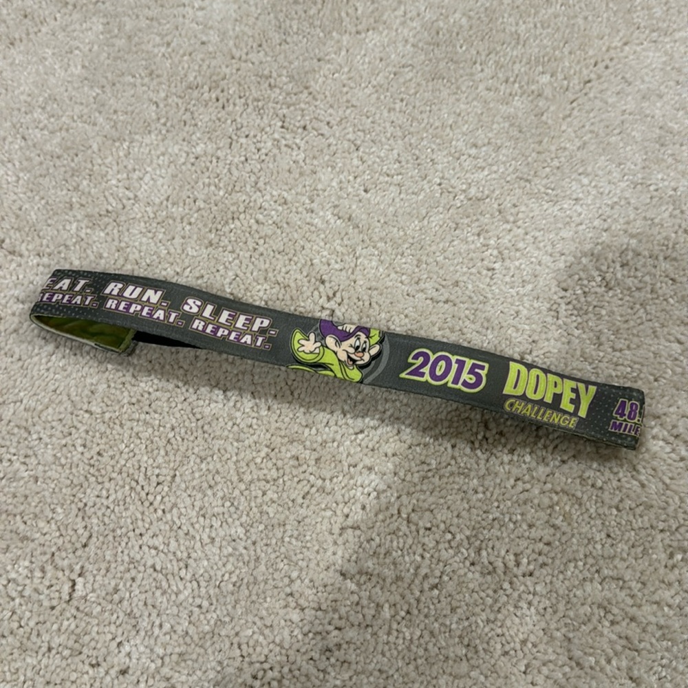 Sweaty Bands Dopey Challenge 2015 1” Headband